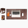Node Leather - Genuine Leather Desk Mat, Desk Organizer & Cup Coaster - Leather by NodeLeather