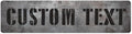Custom Sign, Custom Street Sign, 11 Font Colors, 13 Font Styles, 4 Hole Options by MySignCenter