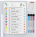 Magnetic Chore Chart for Kids, ADHD Task Tracker Easy-Check Routine Dry Erase by LightUpYourCreativity