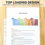 Sheet Protectors, PANDRI 400 Pack Clear Heavy Duty Plastic Page Protectors - Image 4