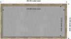 Amanti Art Silver Framed Magnetic Board 14x26 Small Vision Board - Image 2