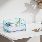 Marbrasse 2 Tier Paper Organizer Letter Tray, Mesh File Organizer - Image 6
