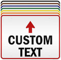 Custom Arrow, Custom Directional Sign, Up Arrow, 36x48 Inches, Reflective by MySignCenter