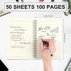 Yahenda 3 Pcs Spiral Notebook Bulk A5 Journal Lined 8.3'' x 5.5'' Writing - Image 2