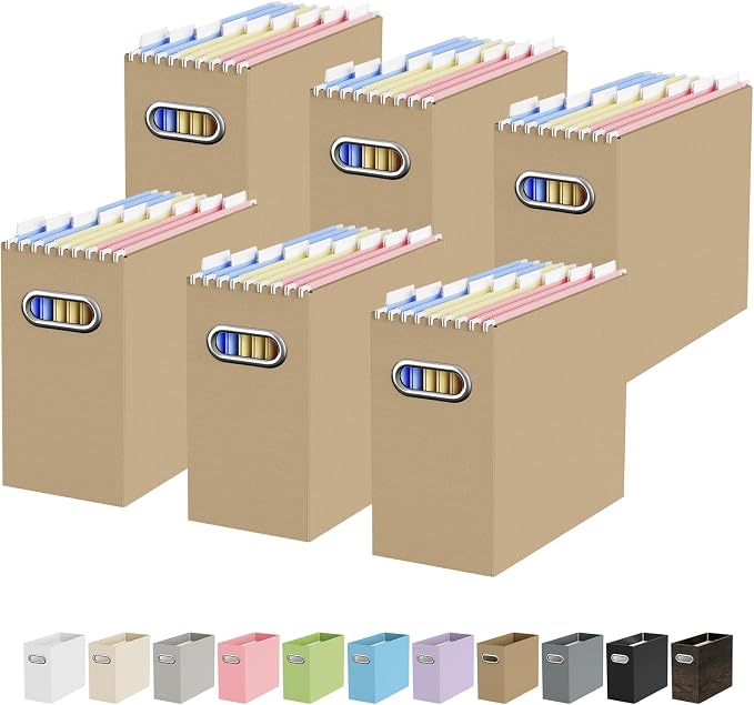 Oterri Cardboard File Organizer Box by Oterri