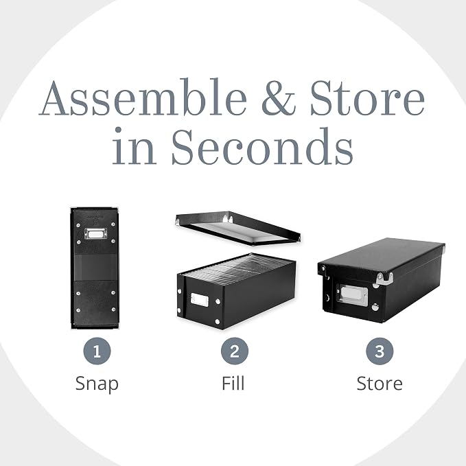 Snap-N-Store Index Card Holder Storage Box - Image 7