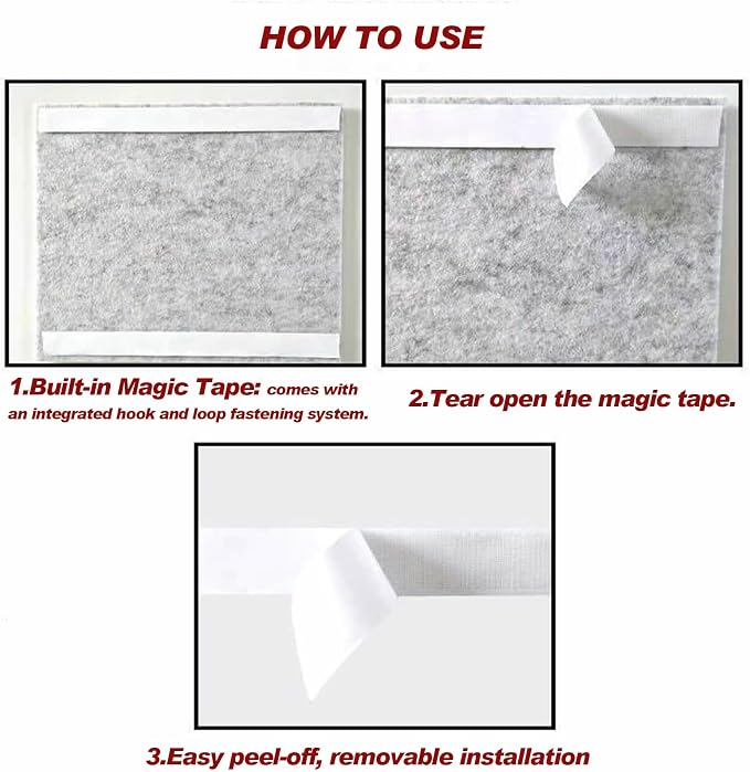 Large Felt Wall Tiles Cork Boards - Image 9