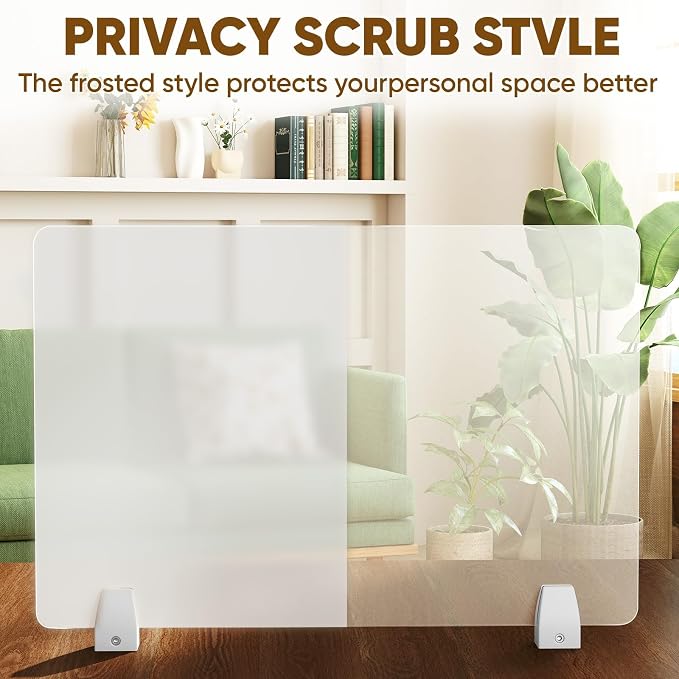 tonchean 4PCS Desk Dividers Office Partitions, Privacy Desk Panel Protective - Image 3