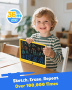 TEKFUN LCD Writing Tablet Doodle Board, 12inch Colorful Drawing Tablet Writing - Image 2