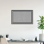 Amanti Art Silver Framed Magnetic Board 30x46 Large Vision Board - Image 5