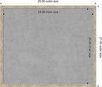 Amanti Art Silver Framed Magnetic Board 21x25 Medium Vision Board - Image 4