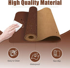Desk Pad Protector, Leather & Suede Desk Mat, Non-Slip Desk Pad Mat, Large - Image 3