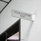 ALPHA DOG SIGNS Custom Projecting Hallway Nameplate, Personalized 2-Line Text - Image 4
