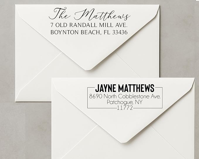 Custom Return Address Stamp by Stampi