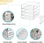 FANXIYQ 4-Tier Acrylic Paper Tray Organizer - Image 5