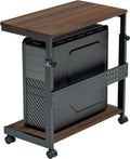 EUREKA ERGONOMIC PC Stand Computer Cart, Height Adjustable Tower Stand 2-Tier by EUREKAERGONOMIC
