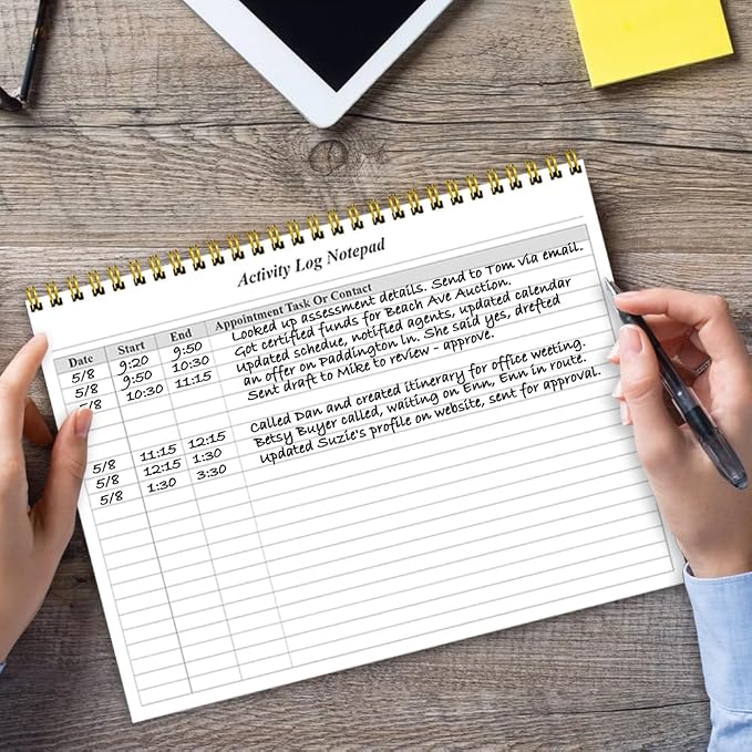 Getvow Activity Log Notepad - Image 7