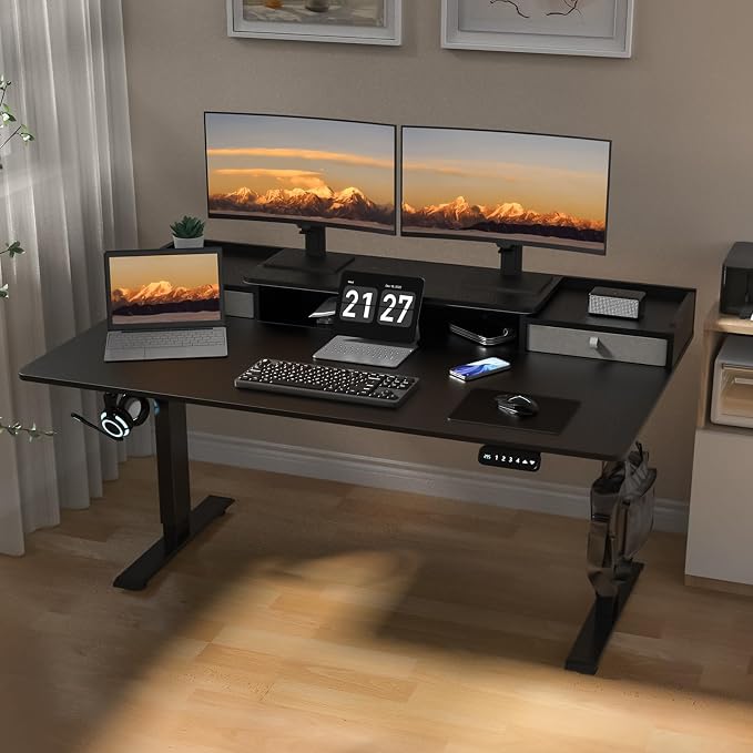 ExaDesk 63 x 30 Inch Electric Standing Desk - Image 8