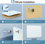 MaxGear Glass Whiteboard, Tempered Magnetic Dry Erase Board 48 x 30 Inch - Image 7