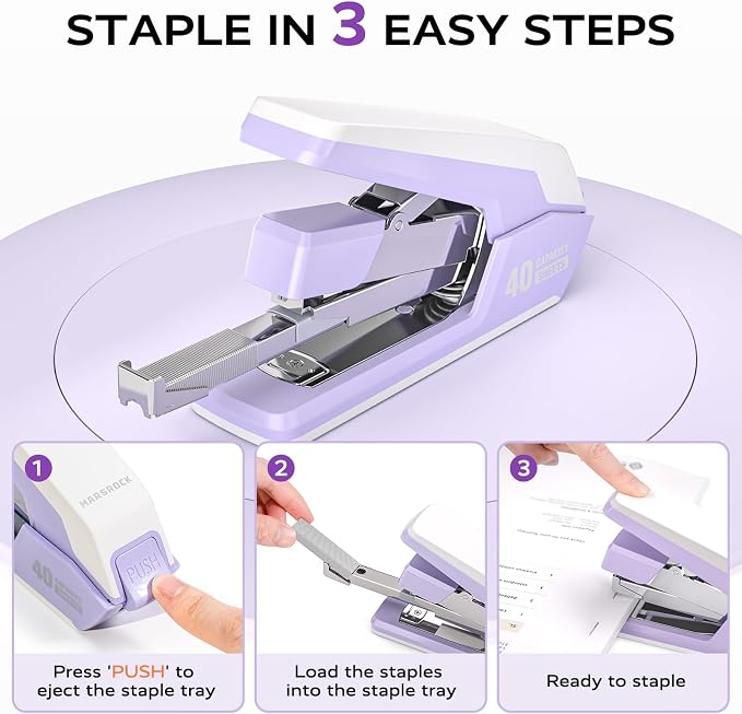 MARSROCK Effortless Stapler for Desk - Image 4