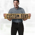 Custom Sign, Custom Street Sign, 11 Font Colors, 13 Font Styles, 4 Hole Options - Image 2