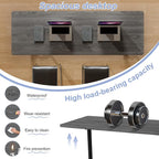 Conference Table Flip Top Mobile Conference Room Tables, Folding Conference - Image 4