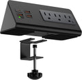 Upgraded, Desk Edge Clamp Mount Power Strips by Emerising