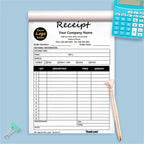 Custom Invoice Book in 3-Part /2-Part Receipt Book - Image 6