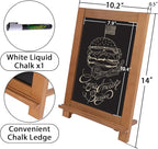 Newzealkids Tabletop Chalkboard Signs 10.2"x14" Magnetic Small Chalkboard Sign - Image 3