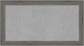 Amanti Art Grey Framed Magnetic Board 15x27 Small Vision Board by AmantiArt