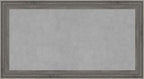 Amanti Art Grey Framed Magnetic Board 15x27 Small Vision Board by AmantiArt