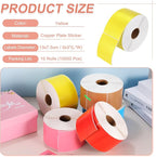 PATIKIL 1000Pcs Colored Coding Labels Stickers, 5x3 Inch Rectangle Inventory - Image 2