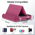 KDD Tablet Pillow Stand, Bed and Desk, Foldable Soft Pad Dock - Image 8