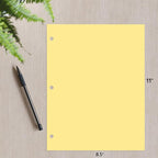 Copy And Printing Color Paper, 20 Lb. 3 Hole Punch 500 Sheets Per Ream. - Image 3
