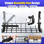Under Desk Cable Management Tray 2 Pack, Xpatee Wire Management No Screws - Image 2
