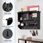 Mutsault Key Holder for Wall, Mail and Key Holder for Home Decor, Key and Mail - Image 6