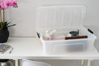 IRIS USA 27 Qt Stackable Plastic Storage Bins - Image 7