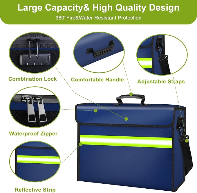 Large Fireproof Money Bags - Image 5