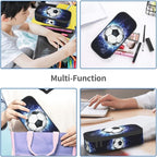 SNAPMADE Soccer Ball Pencil Box Sports Pencil Case - Image 8
