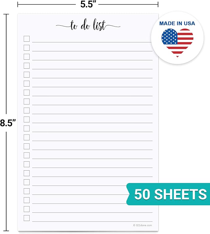 321Done To Do List Notepad - Image 2