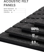 Fluxynara Large Felt Bulletin Board 36" x 24" Cork Board Alternative-6 Pack - Image 4
