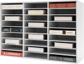 27 Slots Mail Sorters for Office, PVC Literature Organizer by Unknown