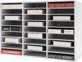 Literature Organizer with 27 Compartments | Adjustable Desktop File Sorter Mail by Unknown