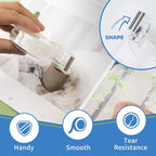 JEFURE 18 Pcs Transparent Tape - Image 3