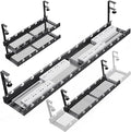 SRJZMLY 31Inch Extendable Under Desk Cable Management Tray Multi-Model Metal by SRJZMLY