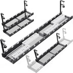 SRJZMLY 31Inch Extendable Under Desk Cable Management Tray Multi-Model Metal by SRJZMLY