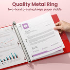 SUNEE 3 Ring Binder 1 Inch 1 Pack - Image 2
