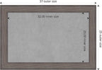 Amanti Art Grey Framed Magnetic Board 25x37 Large Vision Board - Image 4