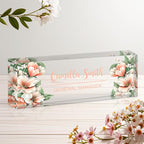 Personalized Name Plate for Desk, Custom Acrylic Desk Name Sign, Office by Unknown