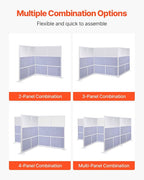 VEVOR Office Divider Privacy Partition, PET Workstation Cubicle Partition - Image 4